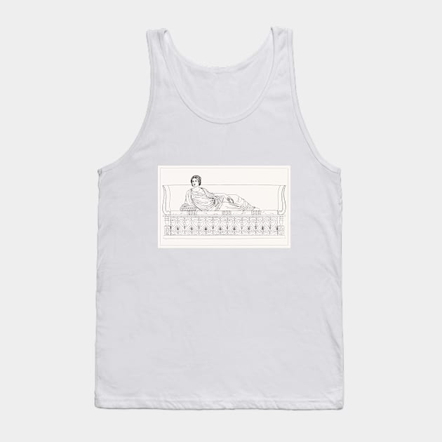 Roman Lady on a Couch Tank Top by WAITE-SMITH VINTAGE ART